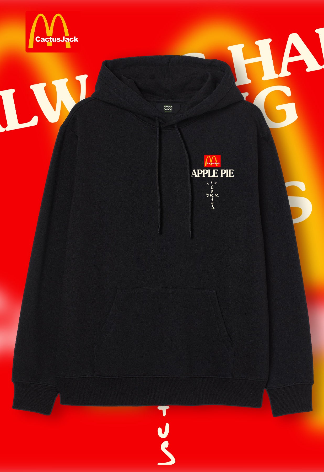 CACTUS JACK x MCDONALD'S Hoodie OVERSIZE