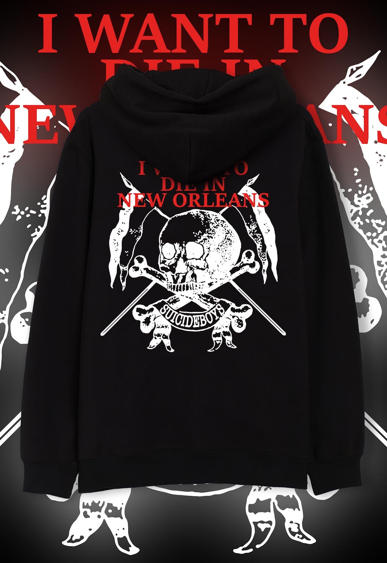 SUICIDEBOYS SKULL Hoodie OVERSIZE