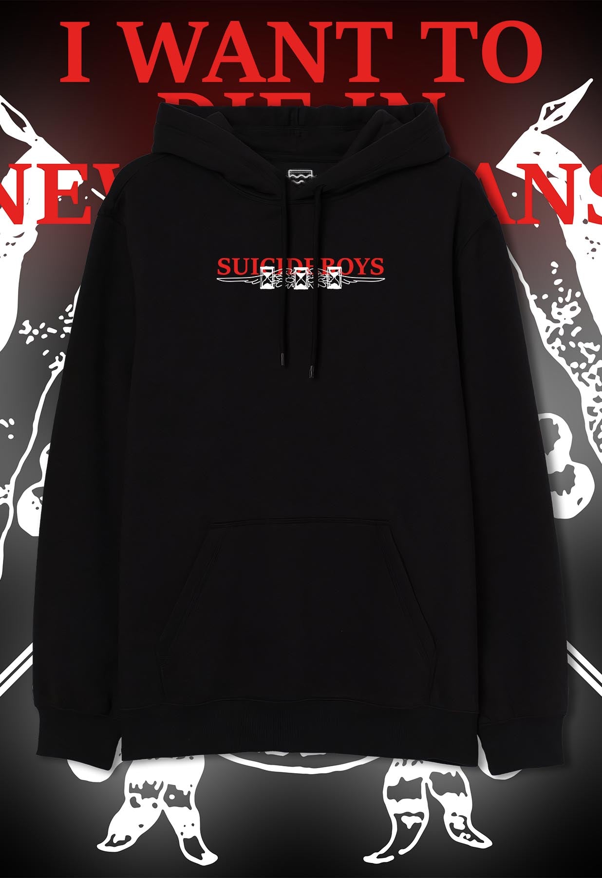 SUICIDEBOYS SKULL Hoodie OVERSIZE