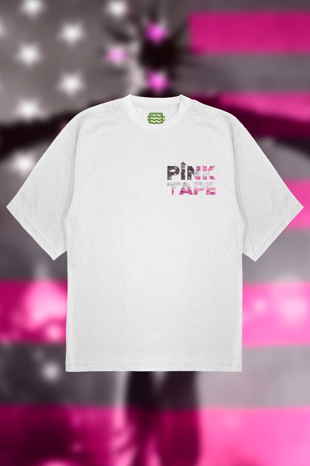
                  
                    PINK TAPE T-Shirt OVERSIZE
                  
                