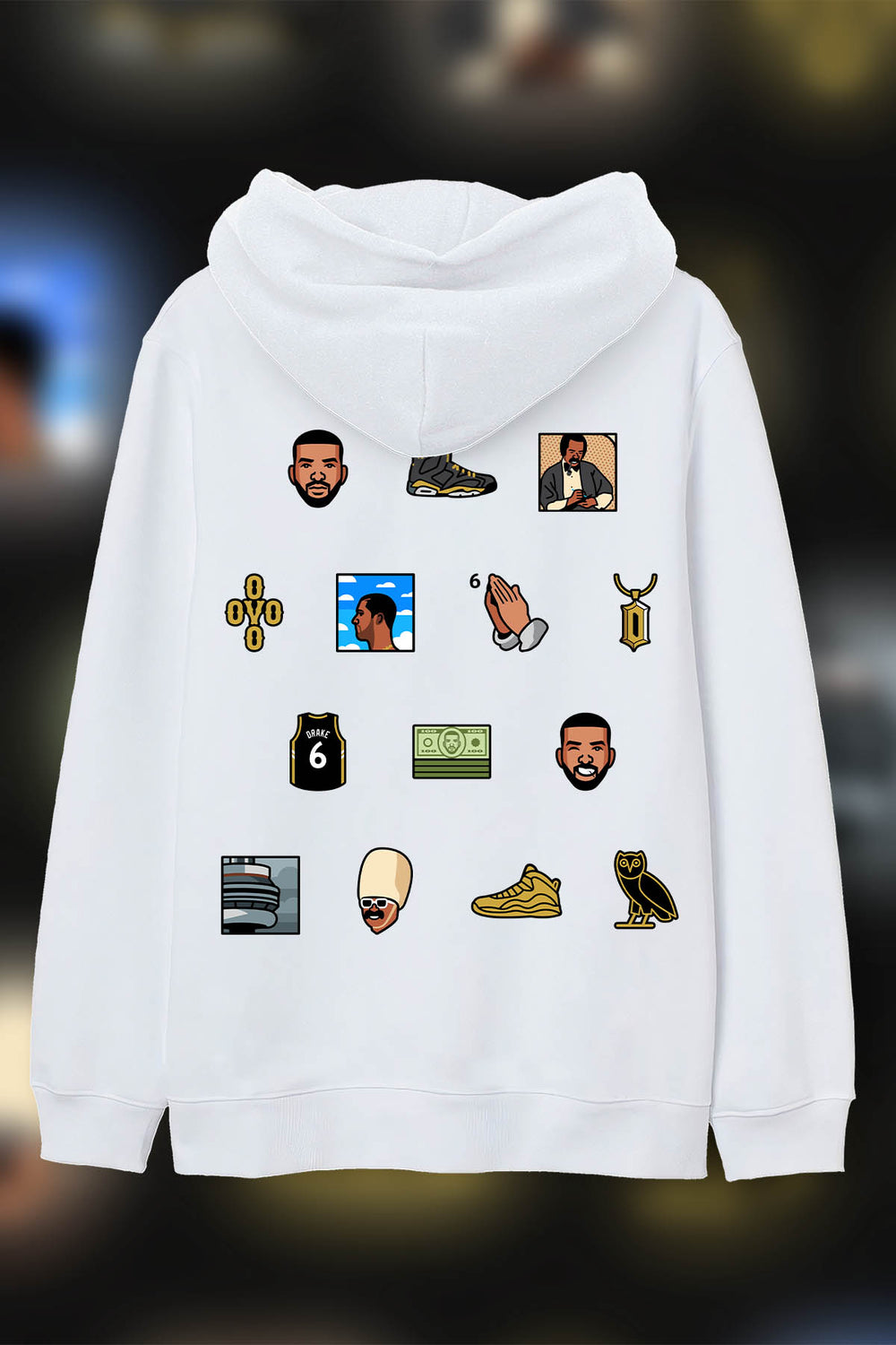 DRAKE SET Hoodie OVERSIZE WAVEDO