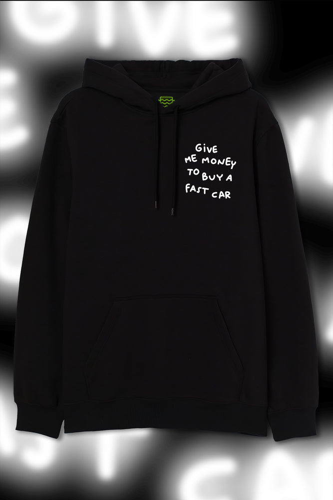 FAST CAR Hoodie OVERSIZE