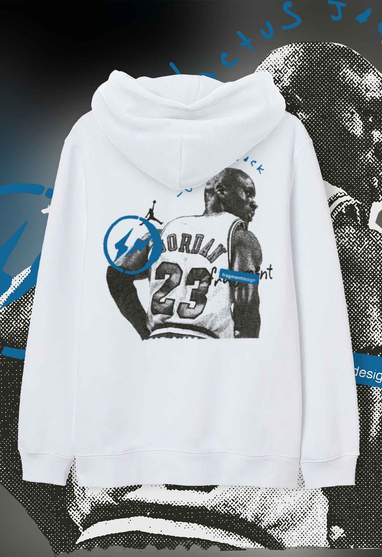 JORDAN x TRAVIS x FRAGMENT Hoodie OVERSIZE â WAVEDO