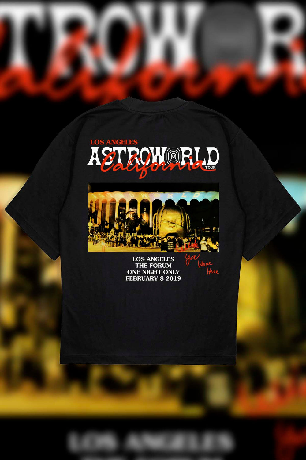 ASTROWORLD CALIFORNIA T-Shirt OVERSIZE