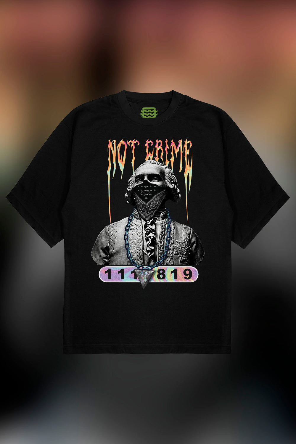 NOT CRIME T-Shirt OVERSIZE